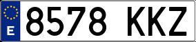 Truck License Plate